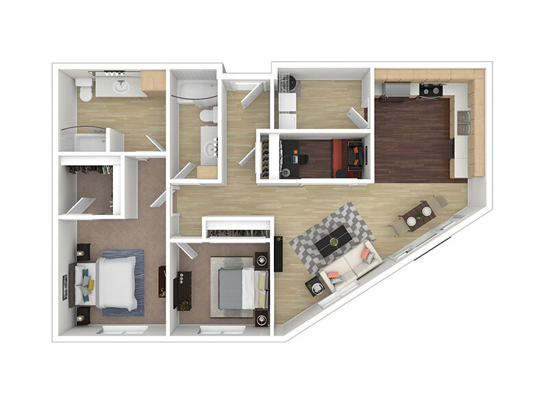 Tria Apartments Floor Plan Great Oak